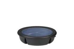 Mepal Cirqula Bento Bowl 3-vaks Kunststof Nordic Black