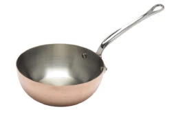 Mauviel M'150S Sauspan Rond ø 20 Cm Koper Rvs Handgreep