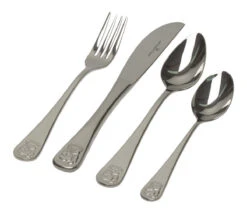 Van Kempen & Begeer Junior Beer Kinderbestek Rvs 4-delig