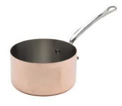 Mauviel M'150S Steelpan Rond ø 14 Cm Koper Rvs Handgreep