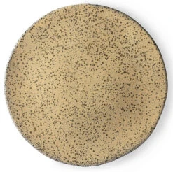 HK Living ACE6896 Gradient Dinerbord ø 29 Cm Aardewerk Perzikkleurig