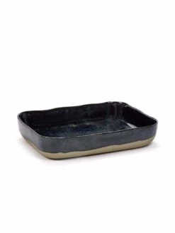 Serax Merci Ovenschaal No 10 Zandsteen 30,1 X 22,3 Cm H 5,5 Cm Donkerblauw