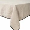 Haomy Letia Tafelloper 50 X 145 Cm Linnen Naturel