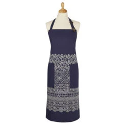 Ulster Weavers Indigo Batik Schort Katoen Blauw