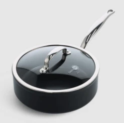 Greenpan Barcelona Pro Sauteerpan Met Keramische Laag En Glasdeksel ø 24 Cm